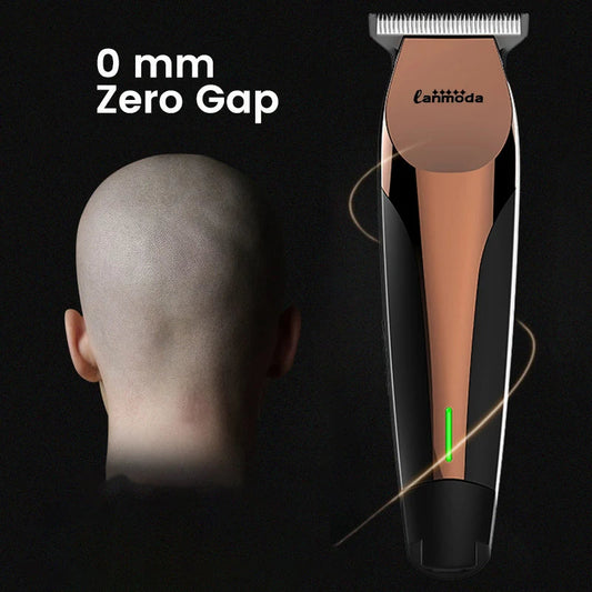 NNEOBA 0mm Zero-Gapped Cordless Hair Trimmer Precision Carving Clipper Brown