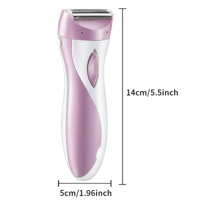 USB Rechargeable Women’s Electric Razor Full-Body Hair Removal  Pink