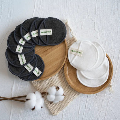 Cotton + Bamboo Facial Rounds Set