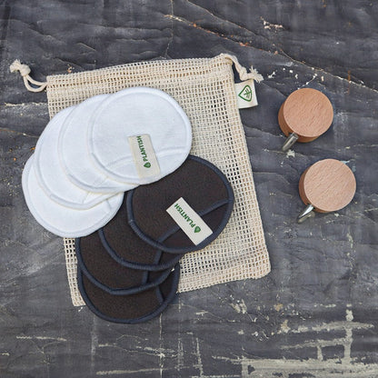 Cotton + Bamboo Facial Rounds Set